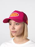 Бейсболка VON DUTCH арт. VD/1/CT/POLY/13  (малиновый)